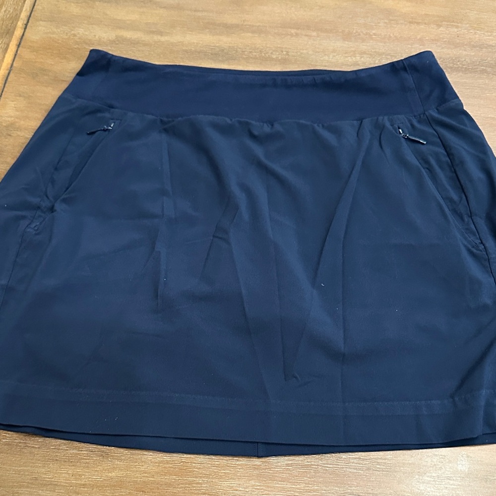 Athleta Navy Blue Athletic Mini Skort